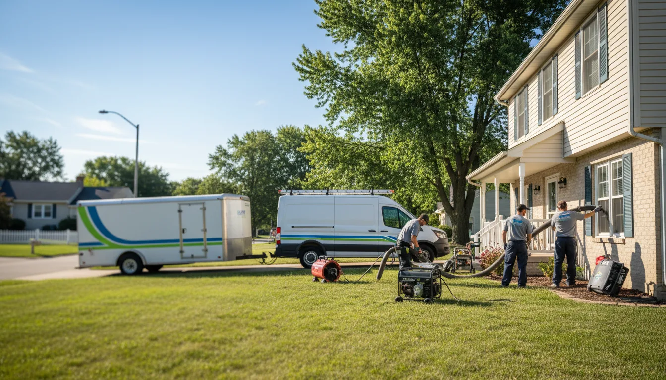 Flooded Basement Restoration And Cleanup With Repair in Thor, IA near me